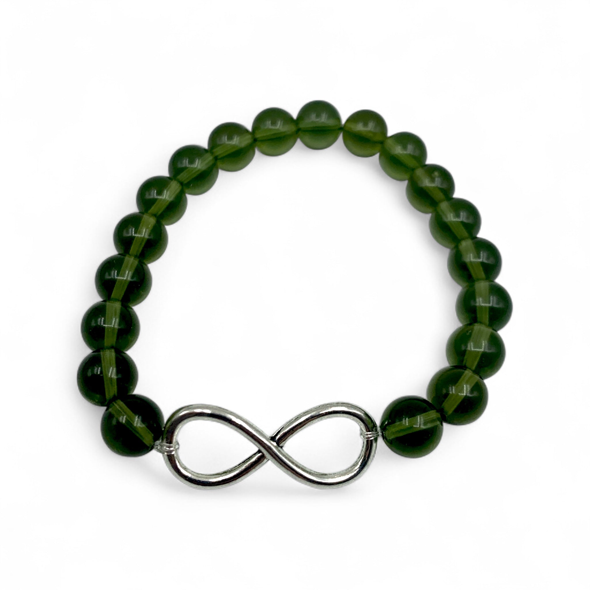 Bracelet - Moldavite Infinity